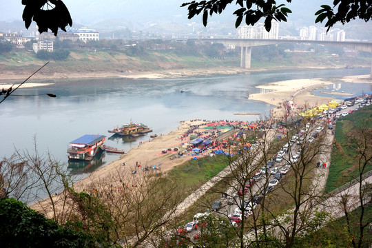 北碚嘉陵江 兩岸