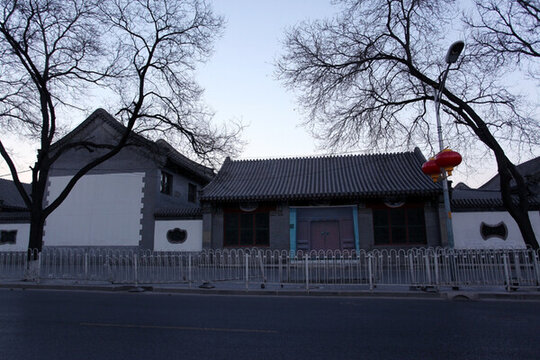 中國傳統(tǒng)建筑 四合院 灰磚墻