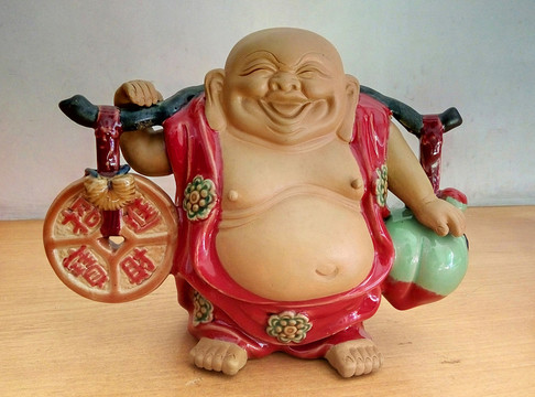 招財(cái)進(jìn)寶笑面彌勒佛
