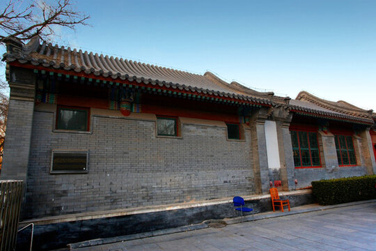 中國傳統(tǒng)建筑 四合院 灰磚墻