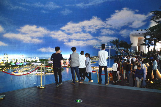 海花島建筑模型