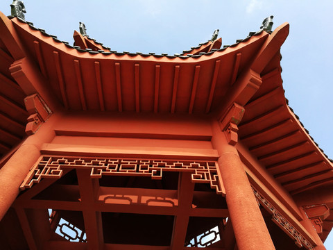 深圳塘朗山公園休息涼亭