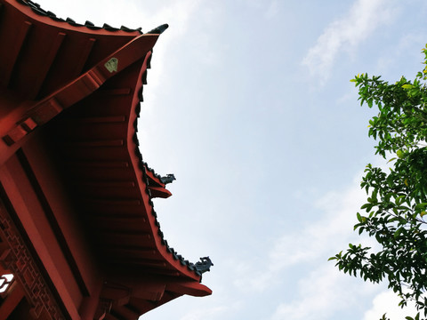 涼亭一角