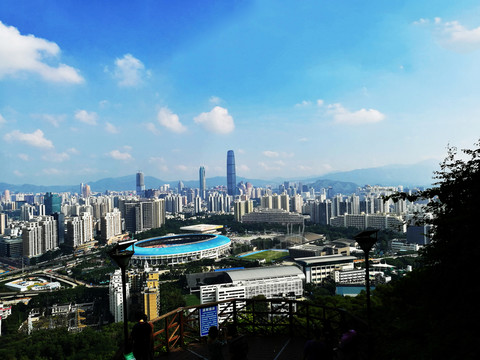 深圳筆架山公園頂峰