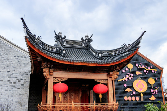 江南戲臺(tái) 戲臺(tái) 古鎮(zhèn) 舞臺(tái) 古