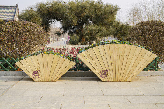 扇形花箱