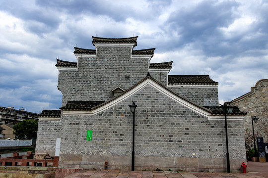 寧波南塘老街 南塘老街仿古建筑