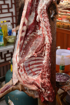 新鮮山羊肉