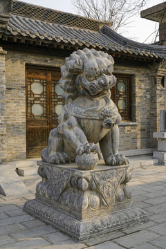 石獅子石雕