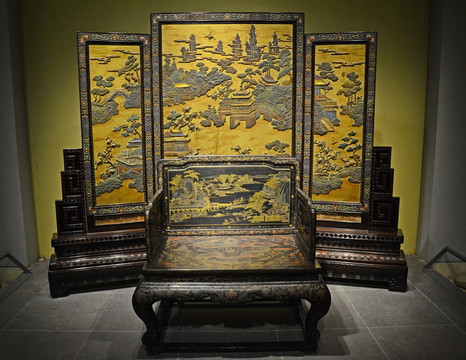 黃花梨屏風(fēng)