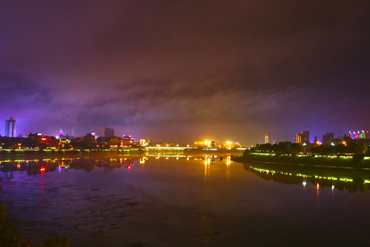 黃山市夜景