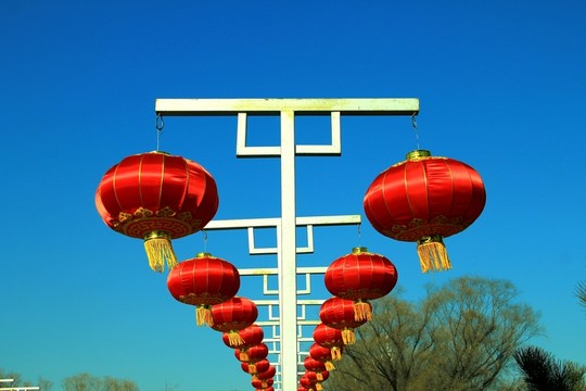 一排燈籠