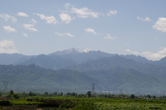 太白山 六月 積雪