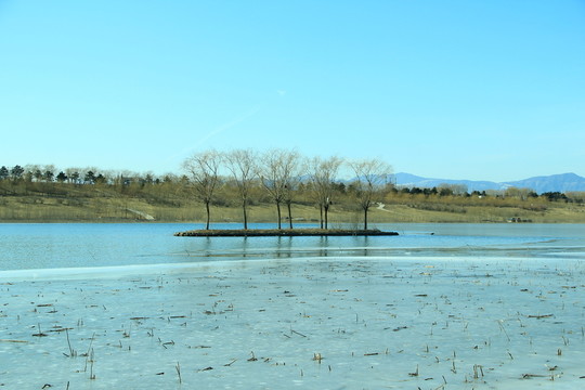 湖面