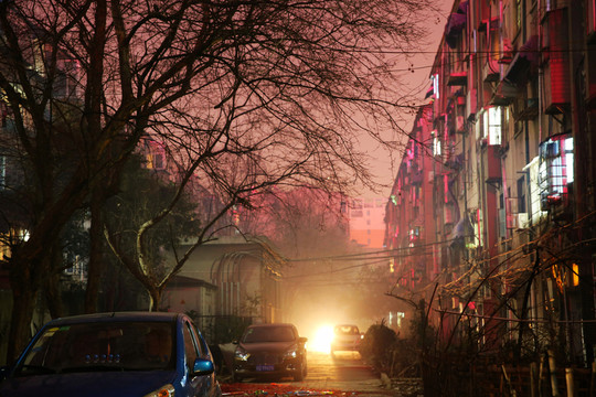 老舊小區(qū)夜景環(huán)境