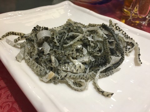 白灼魚皮