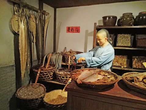 蠟像 老上海 臘貨店