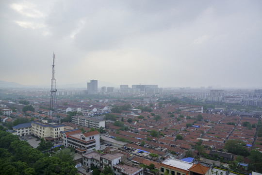 霧霾里的城市