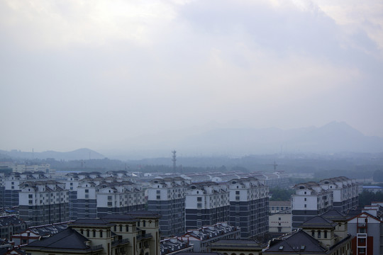 霧霾里的城市