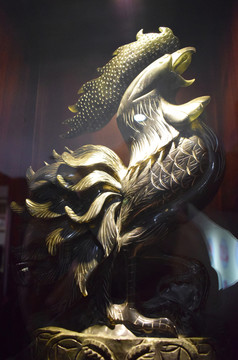 銅塑公雞