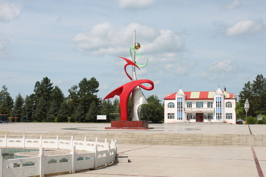 嫩江農(nóng)場 公園 雕塑