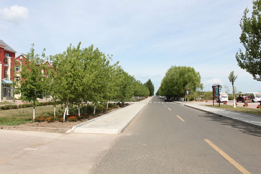 嫩江農(nóng)場(chǎng) 街道 公園