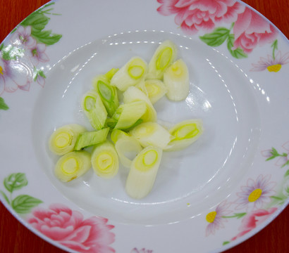 美食原材料蔥段圖片
