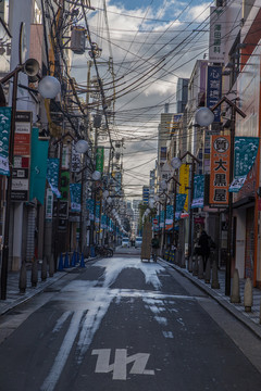大阪城市街道