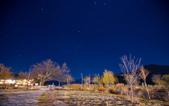 瀘枯湖 星空