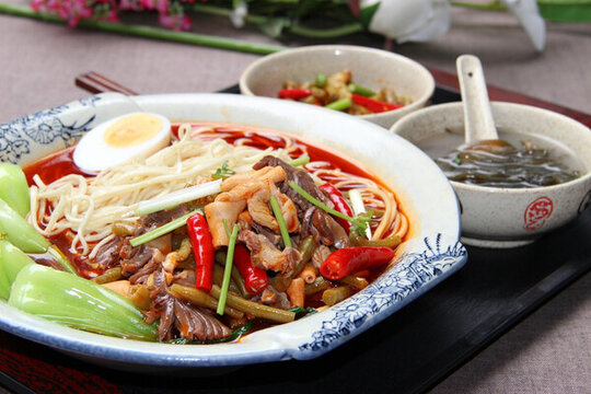豇豆雞雜面