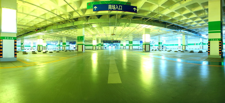 商場(chǎng)停車(chē)場(chǎng)建成交工