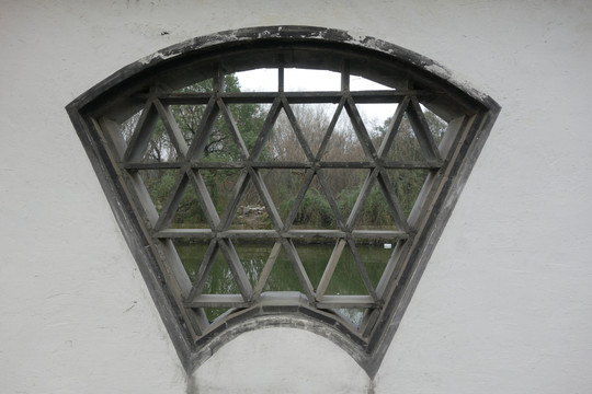 古典園林建筑花窗