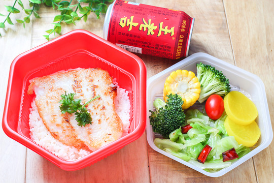 龍利魚飯