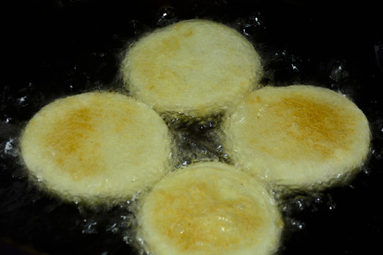 油炸糍粑饃 糍饃饃