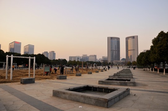 城市休閑廣場 雙子樓