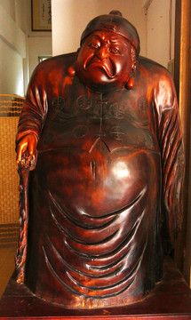 木雕 財主