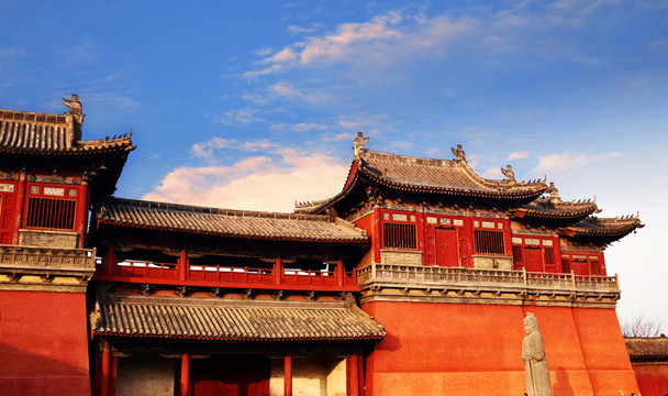 北宋皇陵南門樓閣建筑