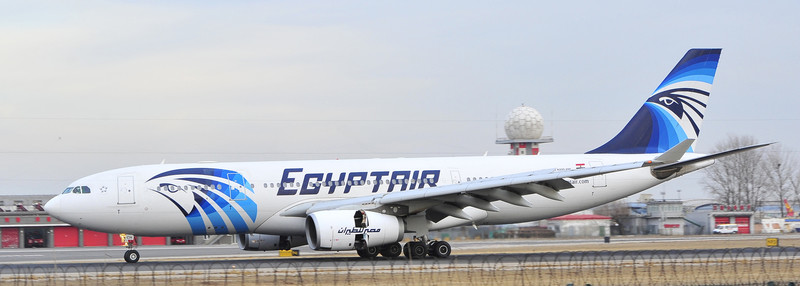 埃及航空 星空聯(lián)盟 飛機 停機