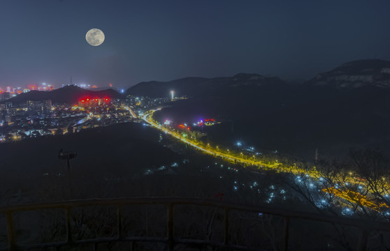 濟(jì)南夜景