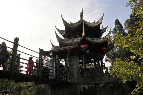 都江堰 安瀾索橋