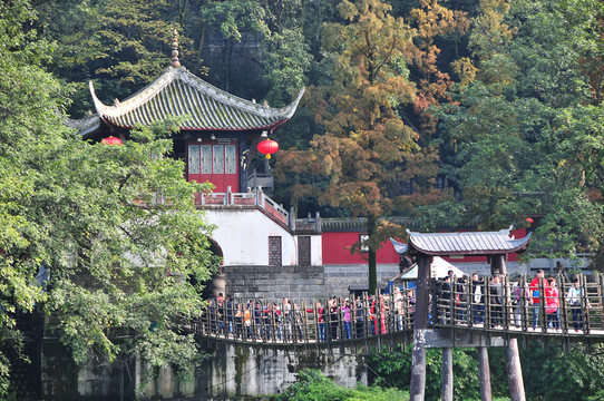都江堰 安瀾索橋