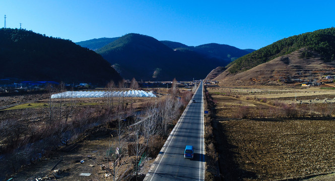 鄉(xiāng)村 村莊 道路