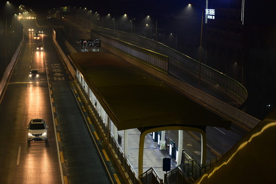 馬路夜景
