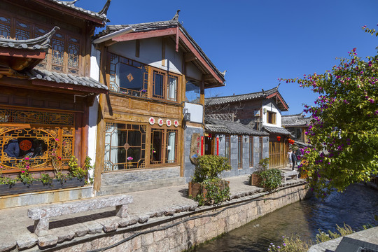 云南麗江大研古城街景