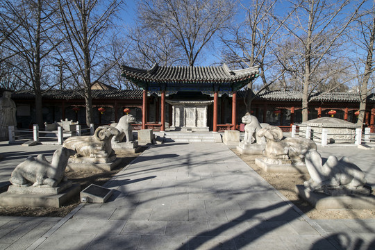 北京五塔寺 顯親王陵石享堂