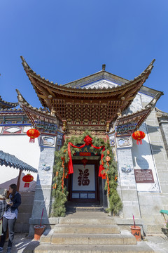 昆明民族村白族建筑