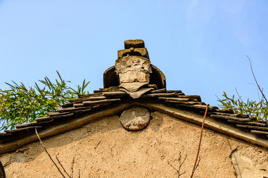 古代宅院 大宅院 灰瓦白墻