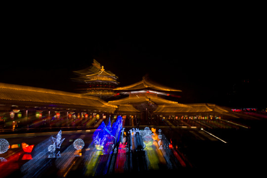大唐芙蓉園 彩霞亭 夜景