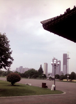 橘子洲公園一角