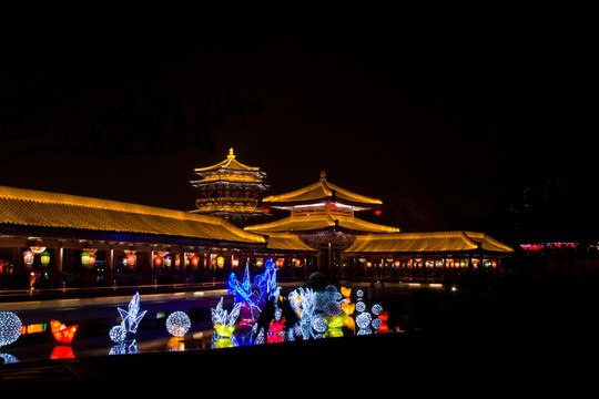 大唐芙蓉園新春燈會(huì) 千紙鶴